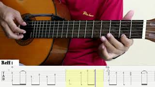 Hanya Rindu - Andmesh - Fingerstyle Guitar Cover - Tutorial TAB.
