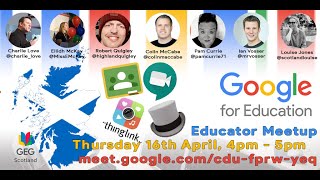 GEG Scotland Educator Meetup 16/04/2020 Promo