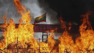 Több százmillió dollárnyi drogot égettek el Mianmarban