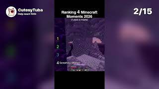 Ranking Best Minecraft Moments In Minecraft 2026 | A selection of my short videos