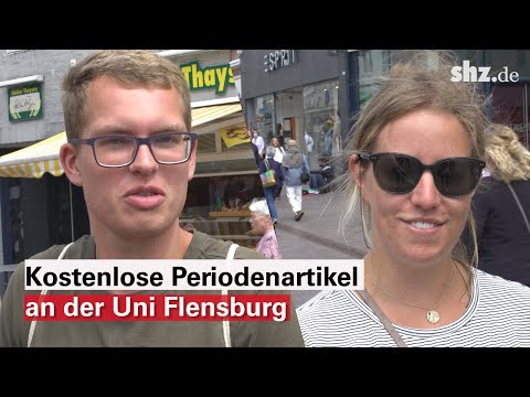 Reaktionen: Europa-Universität Flensburg stellt kostenlose Periodenartikel zur Verfügung