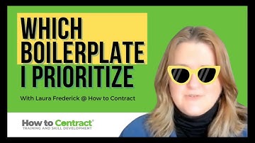Contract Drafting: How to Prioritize Boilerplate Provisions