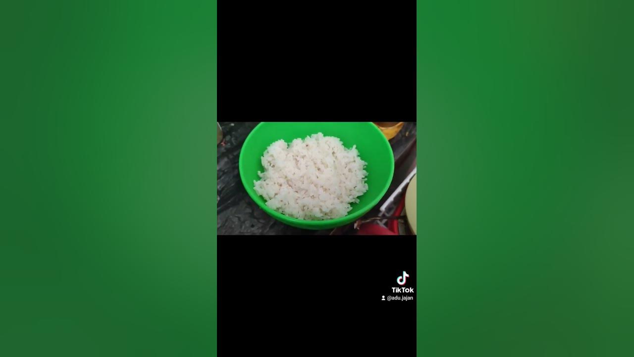 cara membuat Nasi Pera untuk Nasi Goreng (dengan beras rumahan).