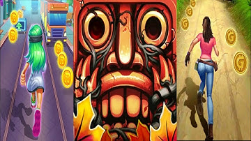 Street Rush - Running Game VS Temple Run 2 VS Endless Run: Jungle Escape Gameplay