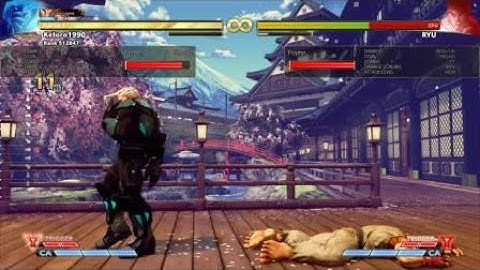 STREET FIGHTER V: Nash Hit confirm into Super Combo 1