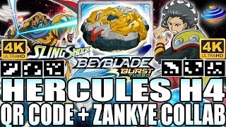 ARCHER HERCULES H4 QR CODE IN 4K! BEYBLADE BURST TURBO