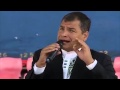 Rafael Correa anima a jóvenes a casarse después de la Universidad