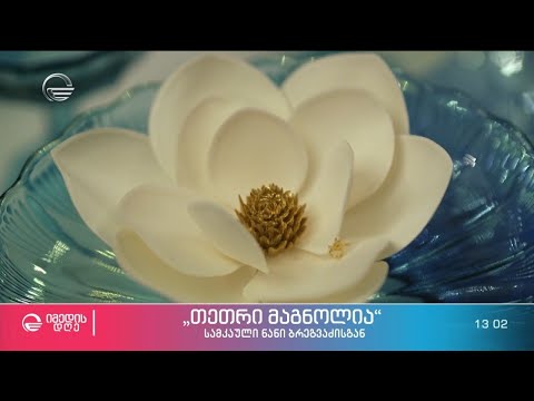 „თეთრი მაგნოლია“   სამკაული ნანი ბრეგვაძისგან