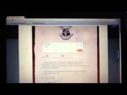 Como hacer una carta de aceptacion de Harry Potter Gratis 