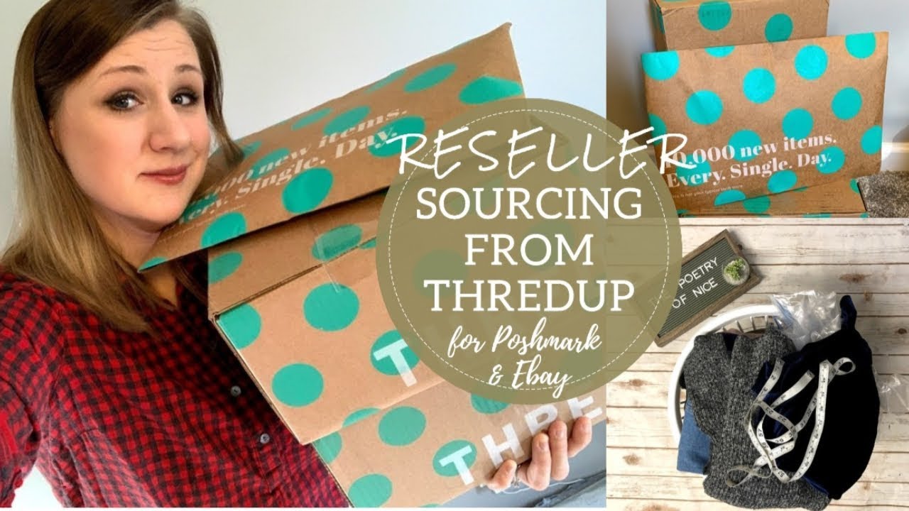 ThredUP Rescue Box Haul to RESELL on Poshmark &  