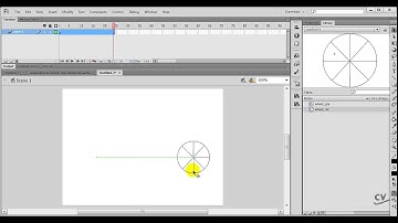 CV Tutorials Flash CS6 Tutorial #4   Creating Simple Animations using the MOTION Tween