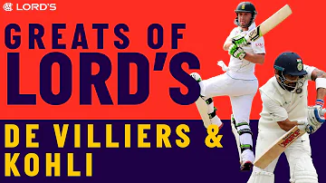 Two of the best in the business? | AB de Villiers vs Virat Kohli | Who's The Greatest? | Lord's
