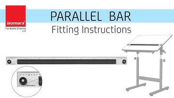 Isomars Parallel Bar (Aluminium) Fitting Instructions | Ruler for Drawing & Drafting  Board