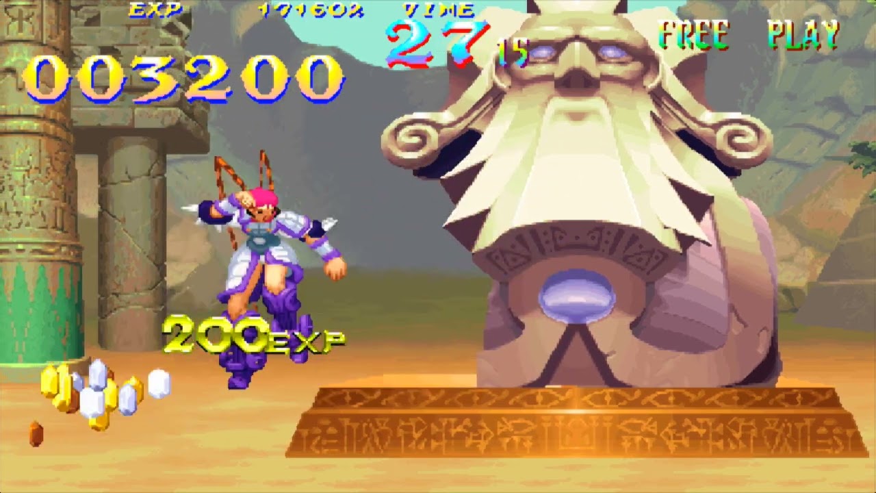 Capcom Fighting Collection PS4 - Red Earth    Mai Ling Gameplay