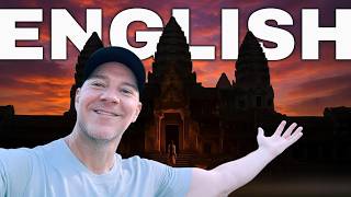 Travel vlog - Learn To Speak English Exploring Angkor Wat in Cambodia | Comprehensible Input