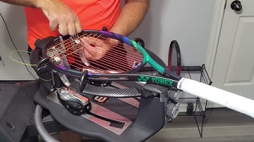 2022 Yonex Vcore Pro 100 step by step stringing instructions