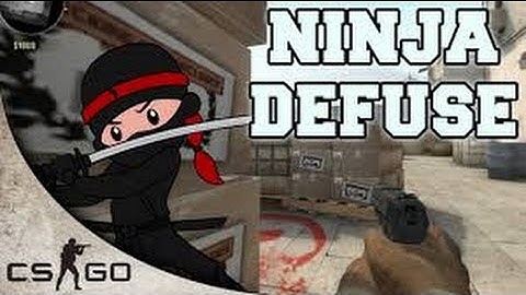 CS:GO - Unbelievable Ninja Defuse Dust2 Clutch