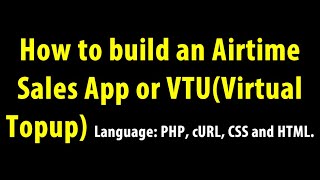 Build a VTU or Virtual Top-up app or Airtime sales app or recharge card app screenshot 3