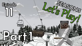 A BEAUTIFUL Ski Resort!  Minecraft Transit Railway Let's Play S3E11 (Part 1)