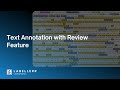 Effortless Text Annotation with Interactive Review Features | Labellerr