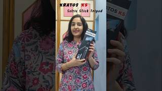 Kratos K5 Selfie Stick Tripod Unboxing 📦📸 | Detailed Review Coming Soon ✨ #selfiestick #kratos