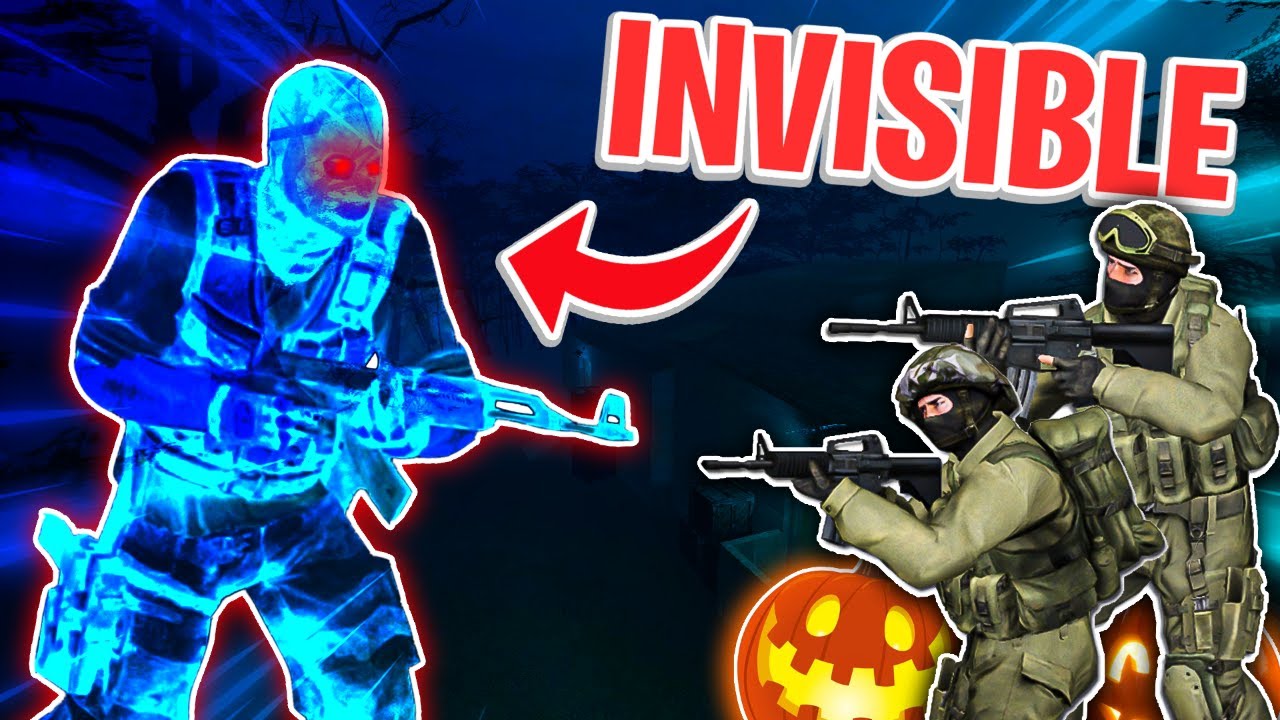 Counter-Strike but One Player Has INVISIBILITY! - YouTube