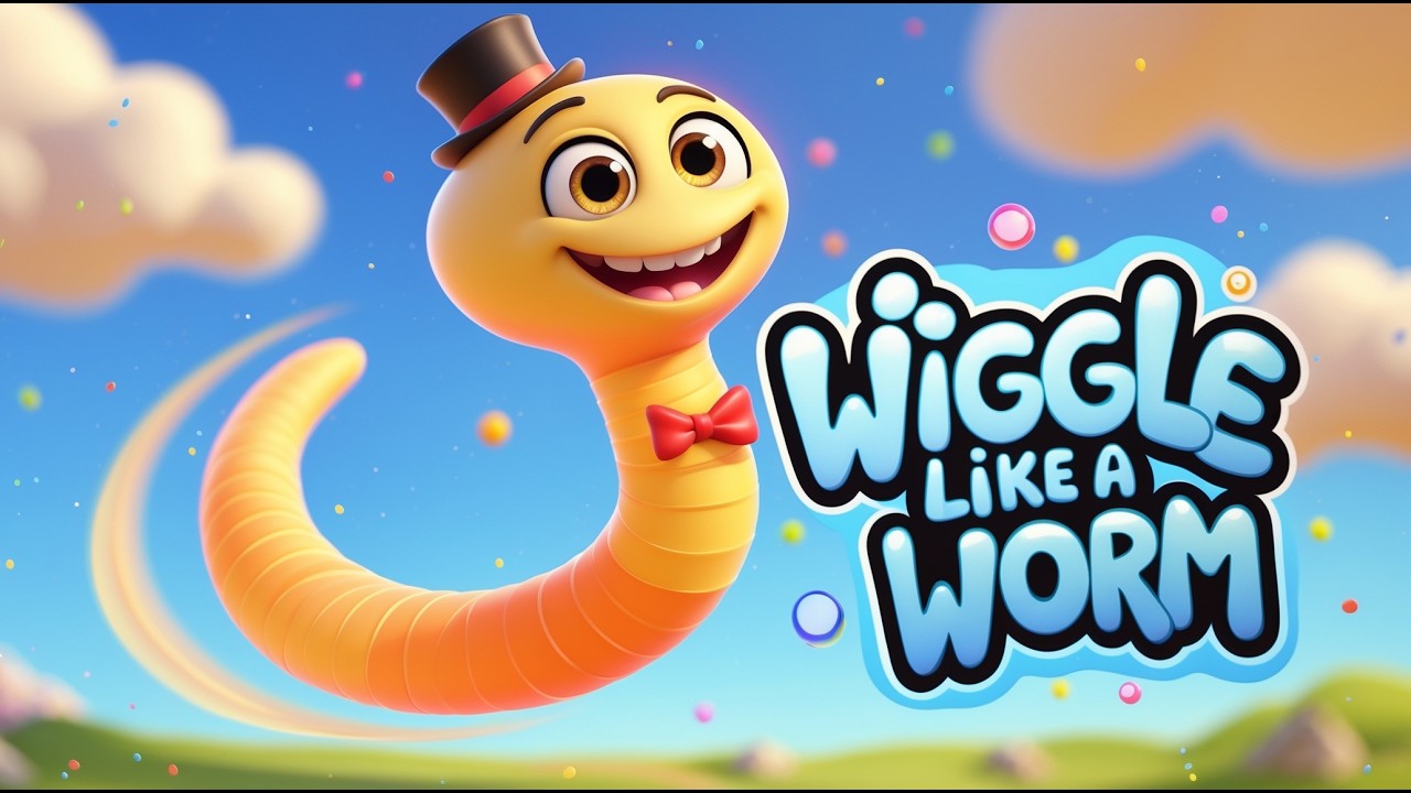 Wiggle Like a Worm 🪱 | Fun & Silly Kids Song | Catchy Preschool Dance ...