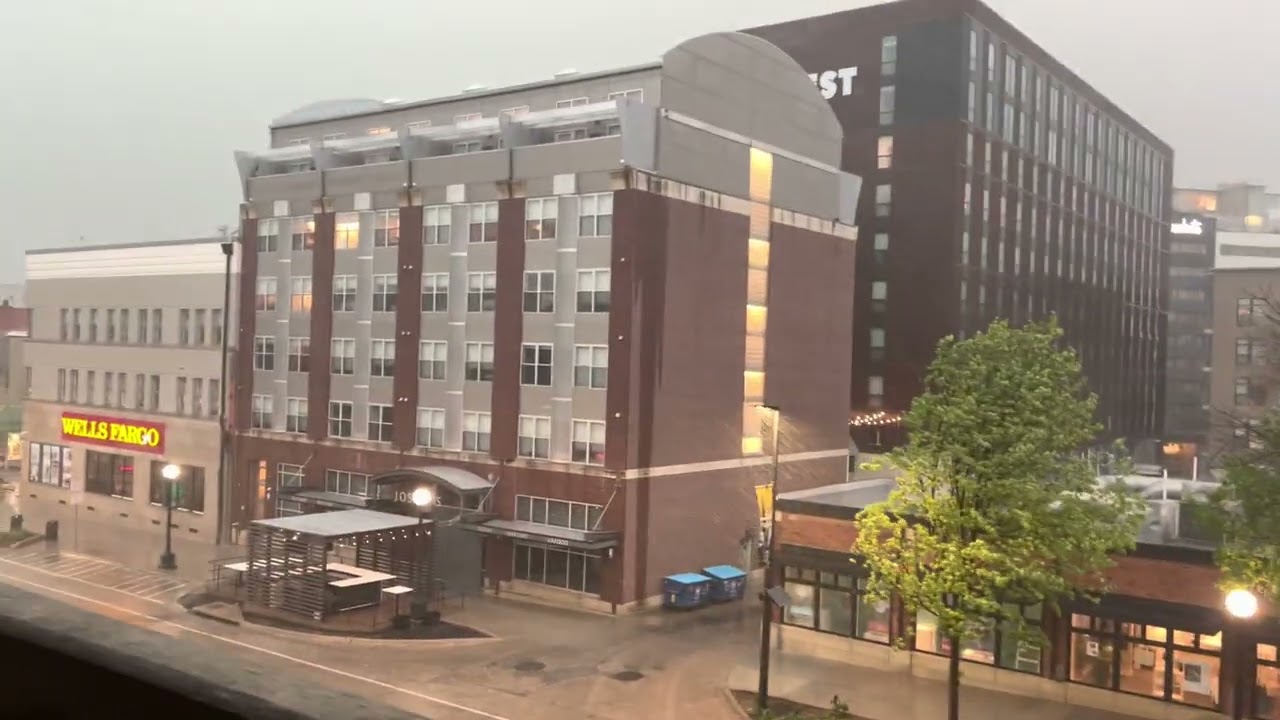 INSANE SIREN AMBIENCE | IOWA CITY, IA SEVERE THUNDERSTORM WARNING | WHELEN AND ASC HARMONY AND ECHO