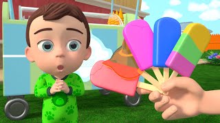 Ice Cream Song | Iced Popsicle and MORE Educational Nursery Rhymes & Kids Songs