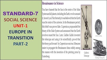 CLASS - 7 | ENGLISH MEDIUM | SOCIAL SCIENCE | UNIT - 1  | EUROPE IN TRANSITION _  PART- 2