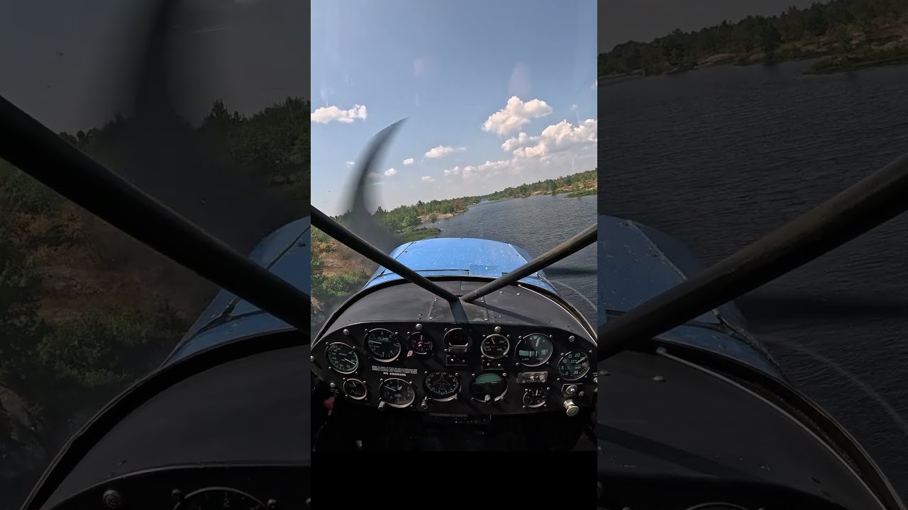 Pt 3: Backcountry float flying at its BEST, takeoff through the narrows in Ontario, Canada!