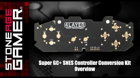 Super GC+ SNES Controller Conversion Kit Overview