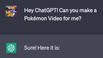 ChatGPT Made This Pokémon Video