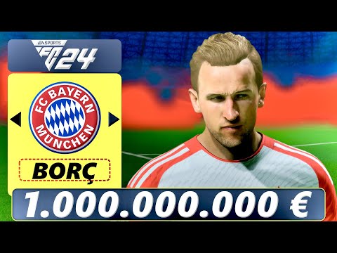 1 MİLYAR EURO BORÇ VE ALMANYA 3.LİGDEN BAŞLAYARAK BAYERN MÜNİH REBUILD // EA FC 24 KARİYER MODU