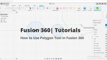 How to Use Polygon Tool in Fusion 360 | Tutorial