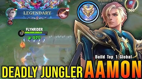 20 Kills!! Legendary Aamon Deadly Jungler!! - Build Top 1 Global Aamon ~ MLBB