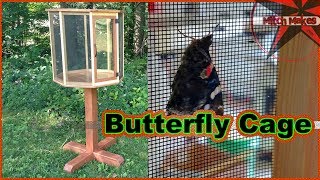 This is my interpretation of what a butterfly cage is. I think it will work well for lightning bugs too. Either way I made this bug cage lol 