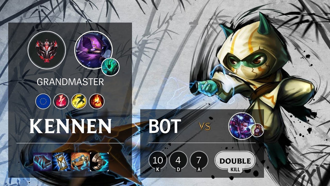 Kennen Bot vs Vayne - EUNE Grandmaster Patch 10.11