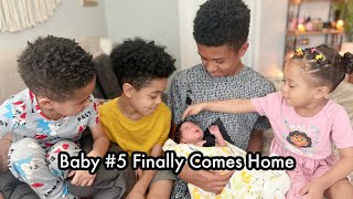 Baby #5 Finally Comes Home From NICU