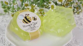 Mommy To Bee Honey Scented Honeycomb Soap Baby Shower Favors