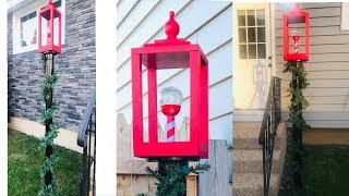 DIY : POSTE CON LINTERNA | DECORACION DE NAVIDAD