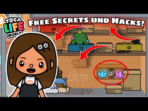 FREE SECRETS UND HACKS IN TOCA LIFE WORLD DEUTSCH ? | KANN JEDER AUSPROBIEREN! |TOCA BOCA GESCHICHTE