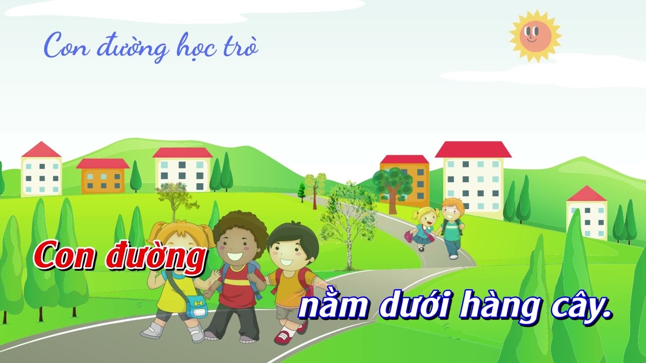 Con đường học trò - Karaoke LỚP 6. KẾT NỐI TRI THỨC - youtube