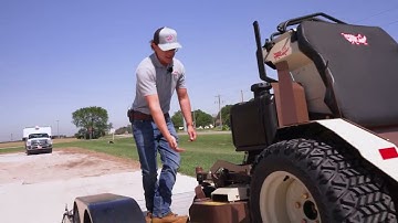 How to Properly Tie Down a Grasshopper Stand-On Mower