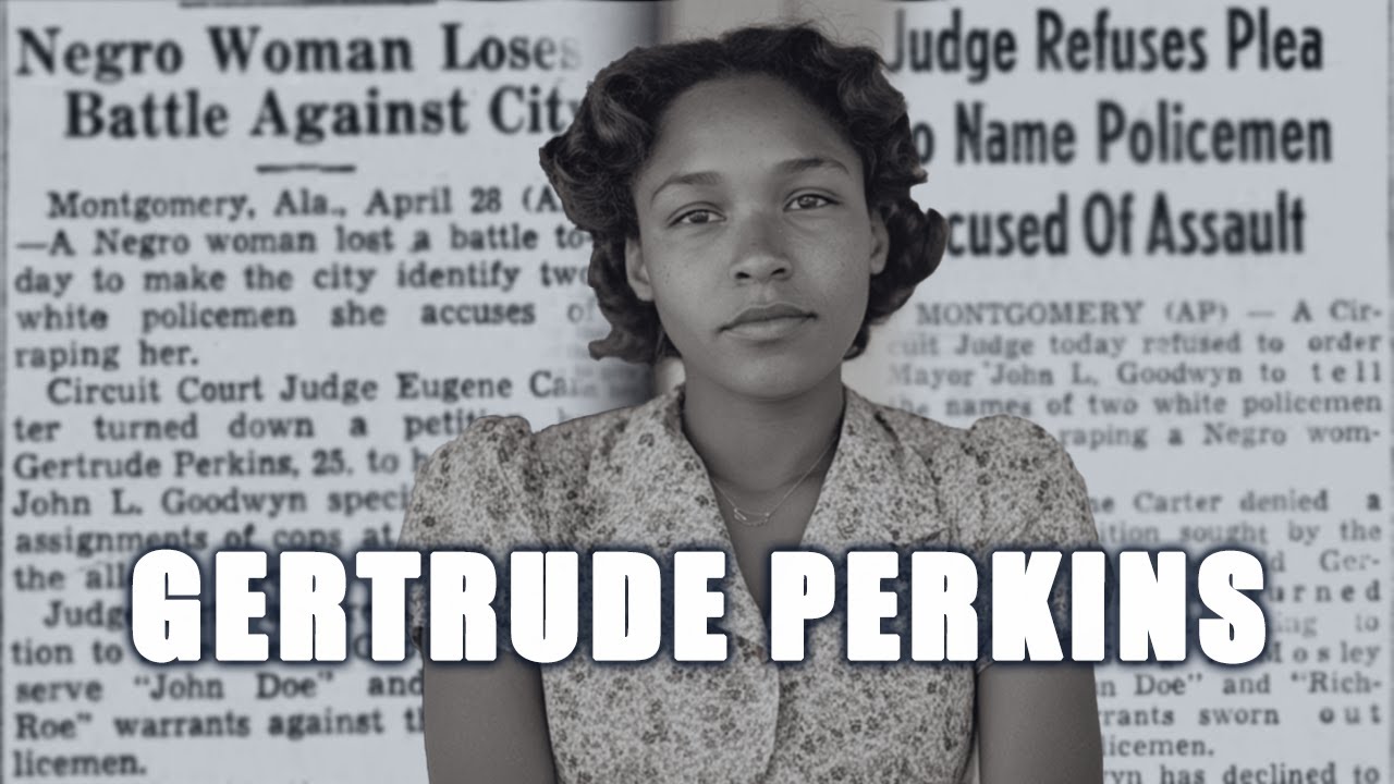 Гертруда Перкинс: «Они причинили ей боль. Потом обвинили её». 1949, Алабама