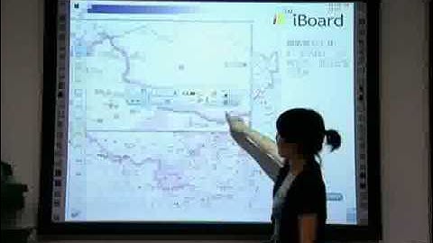 Using the Teaching Tools of interactive whiteboard from iboard.swf
