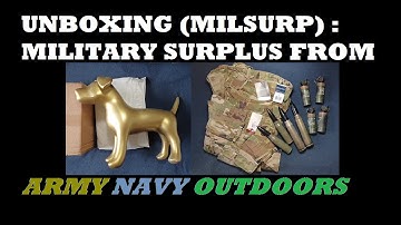 UNBOXING 146: Army Navy Outdoors.  Propper vs Tru-Spec/NYCO OCP pants, Dummy Rounds, Dummy Grenades