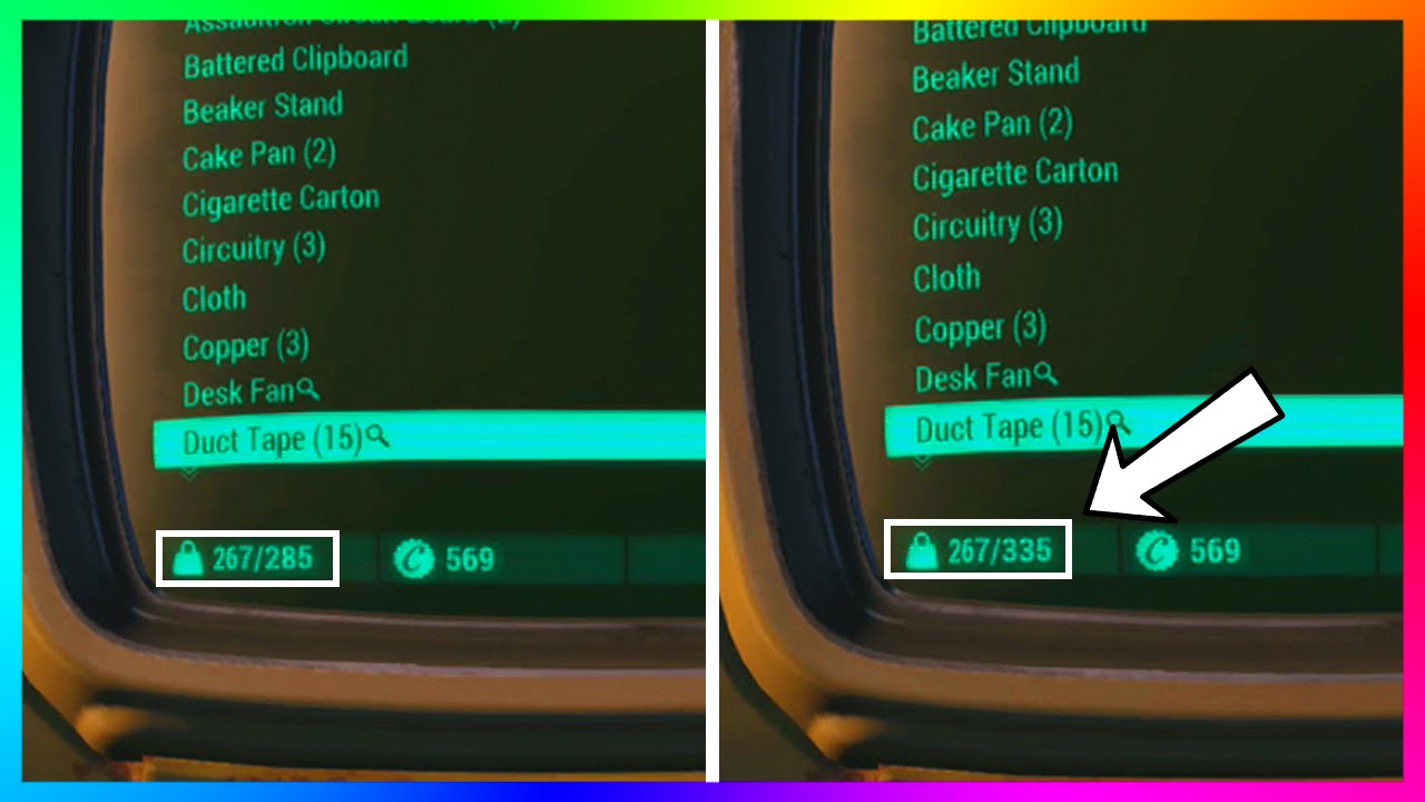 Fallout 4 Cheat Codes And Cheats: Unlimited Carry Weight, Money