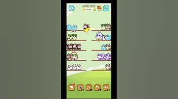 Cat Sort Level 2107 #puzzle_daddy