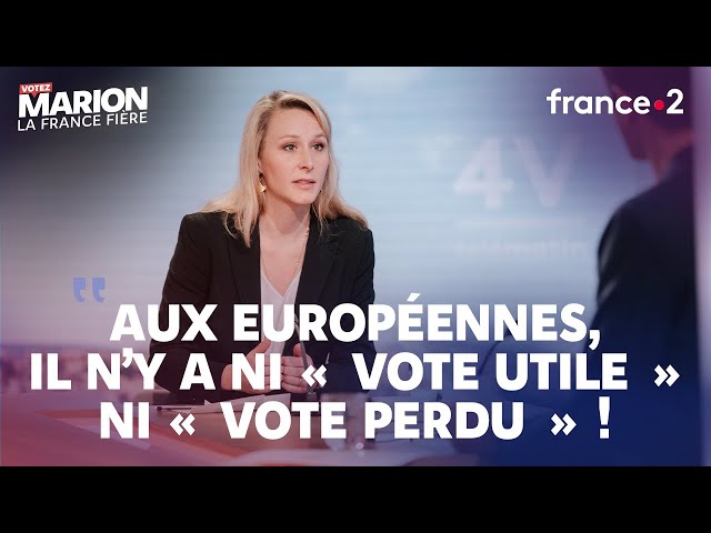 Marion Maréchal invitée des 4V sur France 2